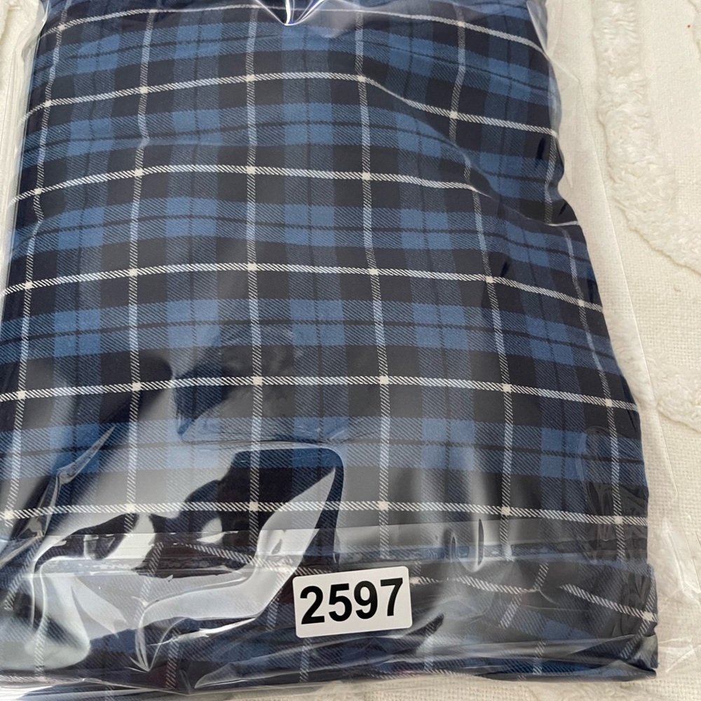Blue Plaid Pajama Pants By Stafford sleepwear size xl - Picture 7 of 7
